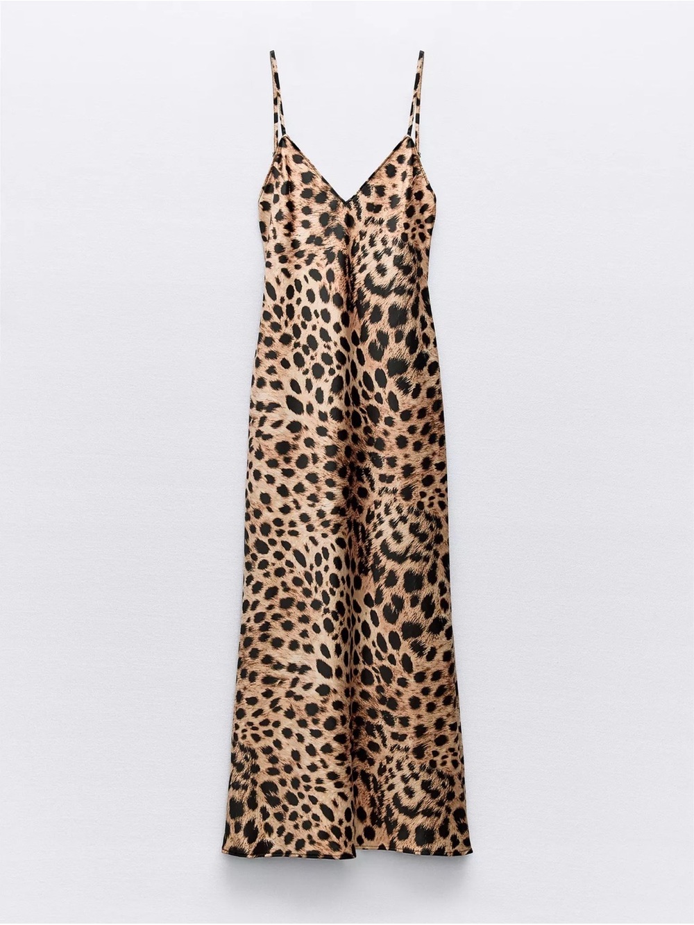 Zara Leopard Print Slip Dress